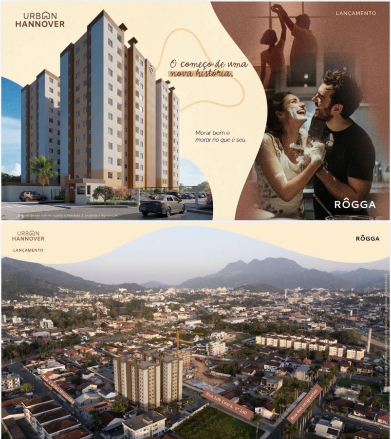 Apartamento Jaraguá do Sul -Urban Hannover - Apartamento em Rau, Jaraguá do Sul - à venda - Maas Imóveis