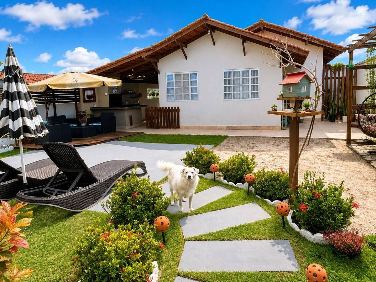 Casa com 3 dormitórios à venda, 138 m² por R$ 780.000,00 - Brasília - Itapoá/SC - Casa em Brasilia, Itapoá - à venda - Nossa Praia Imóveis