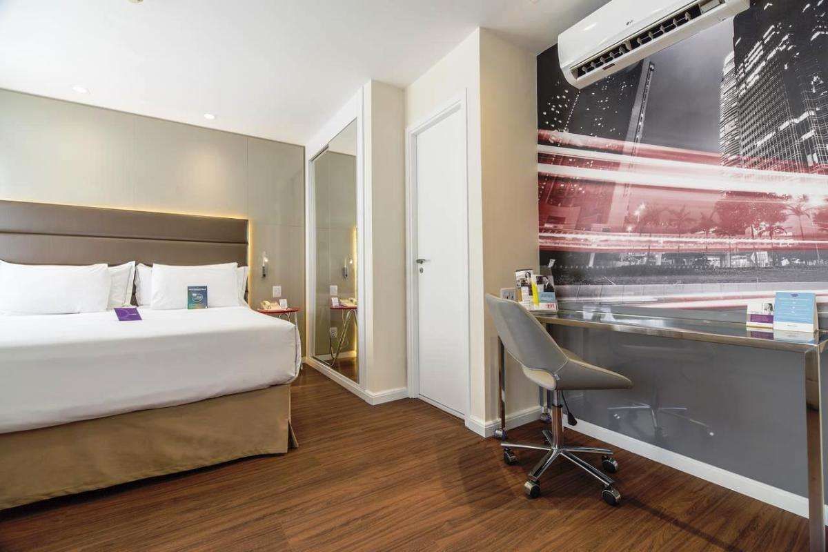 Flat mobiliado no Mercure Vila Olimpia disponível para venda, com 25m², com 1 quarto e 1 vaga no bairro Vila Olímpia - Flat em Vila Olímpia, São Paulo - à venda - Prime Flats Negócios Imobiliários