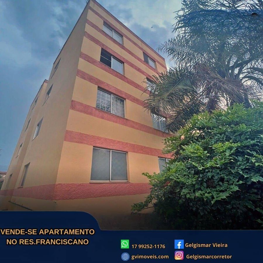🏡 VENDE-SE APARTAMENTO NO RES. FRANCISCANO - BEBEDOURO 🏡 - Apartamento em Residencial Franciscano, Bebedouro - à venda - Gelgismar Vieira