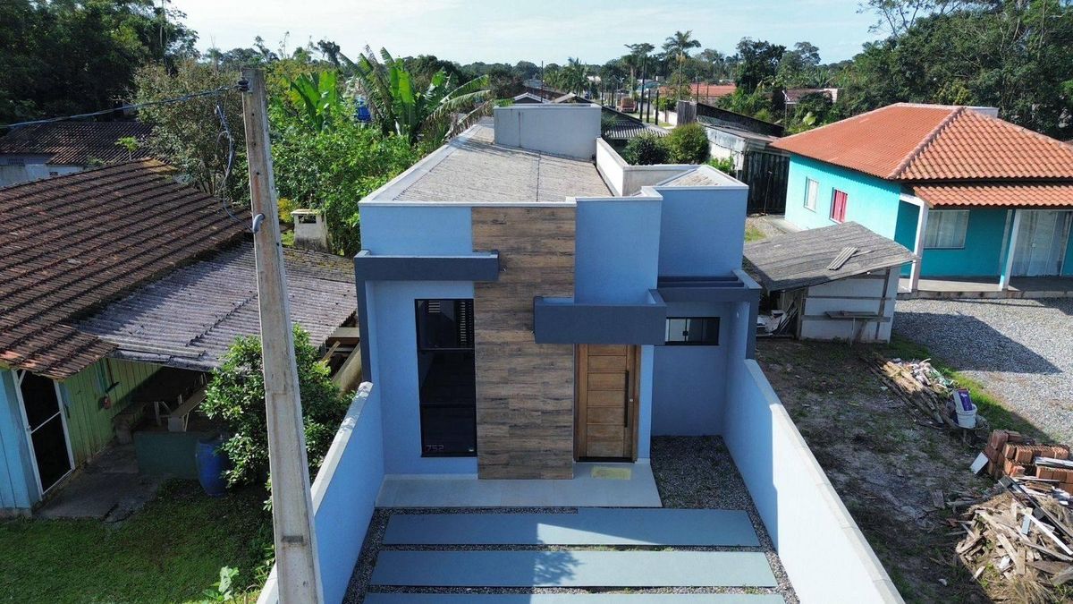 Casa com 3 dormitórios à venda, 89 m² por R$ 450.000,00 - Brandalize - Itapoá/SC - Casa em Brandalize, Itapoá - à venda - Nossa Praia Imóveis