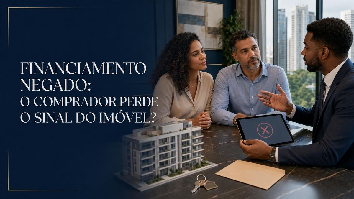 Financiamento negado: o comprador perde o sinal do imóvel?