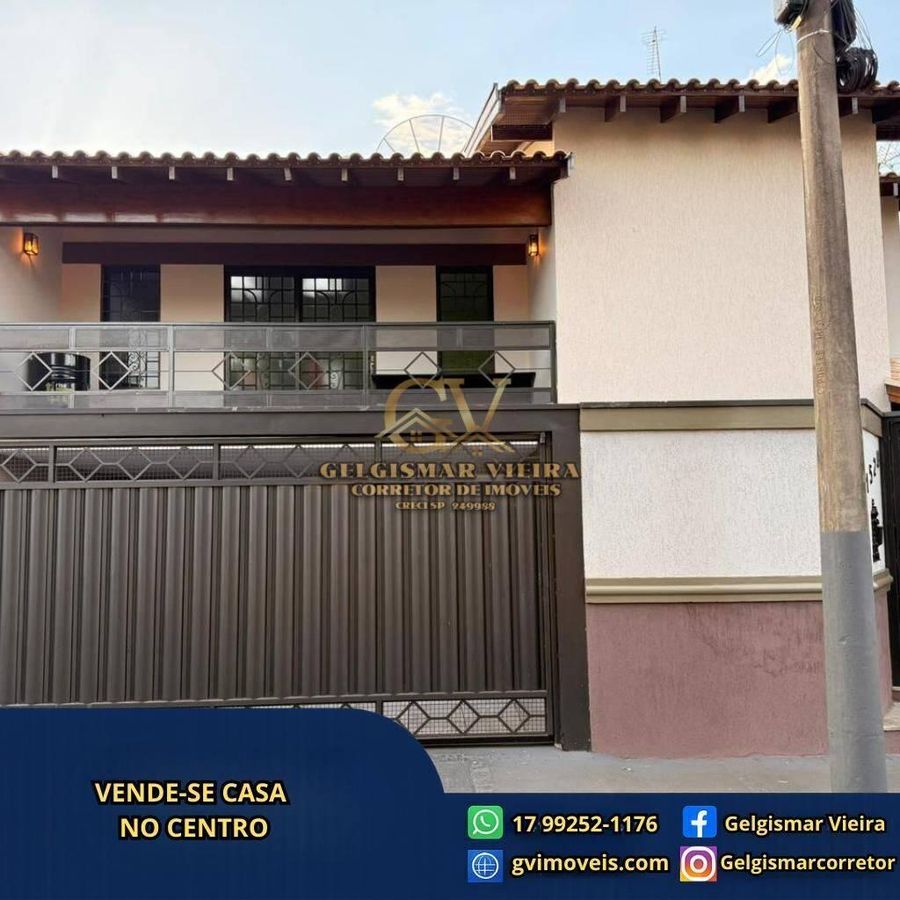 🏡 VENDE-SE CASA NO CENTRO - BEBEDOURO - SP 🏡 - Casa em Centro, Bebedouro - à venda - Gelgismar Vieira