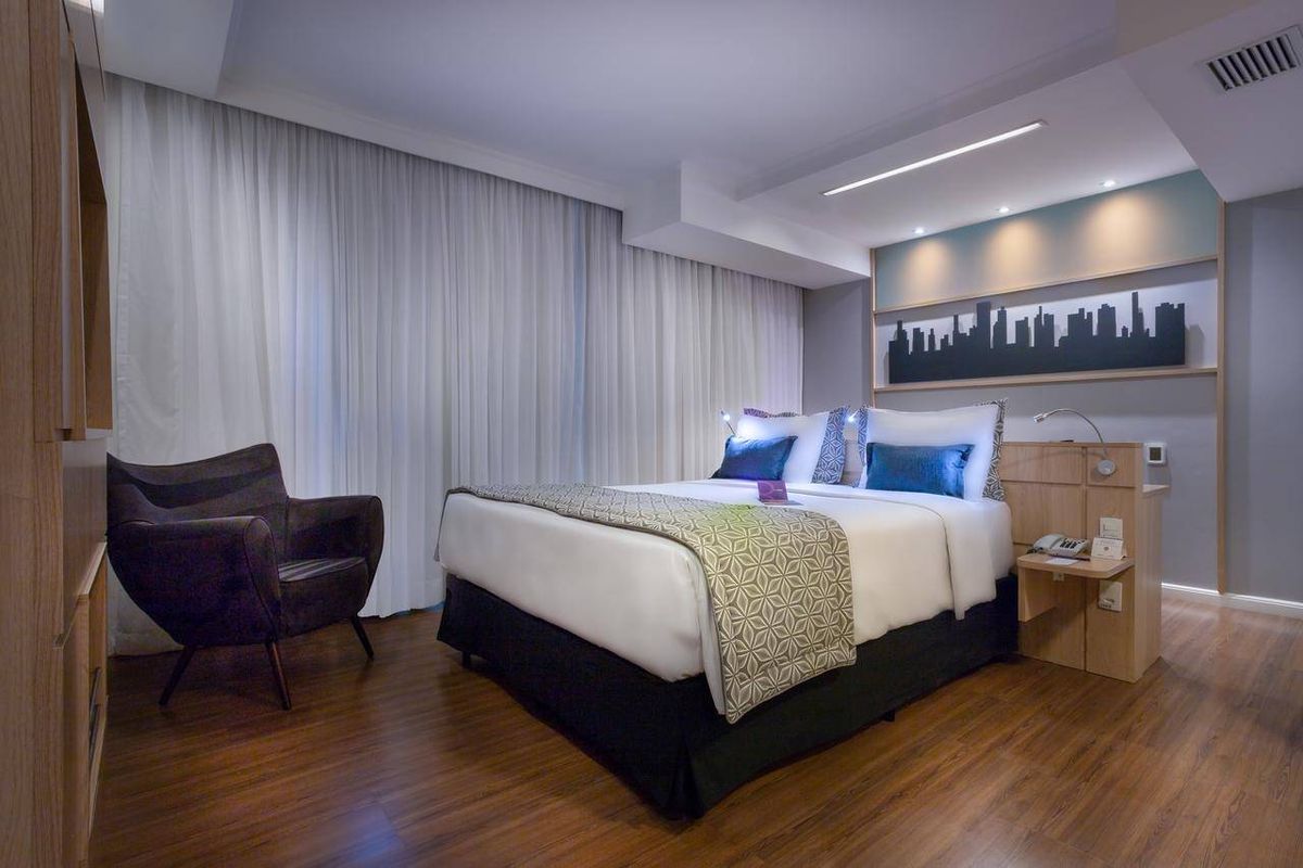 Flat disponível para venda no Mercure São Paulo Pinheiros Hotel, com 28m², 1 dormitório e 1 vaga de garagem - Flat em Pinheiros, São Paulo - à venda - Prime Flats Negócios Imobiliários