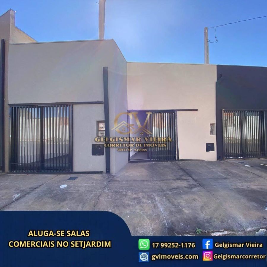🏡 ALUGA-SE SALAS COMERCIAIS NO SETJARDIM - BEBEDOURO - SP 🏡 - Residencial e Comercial em Bebedouro - para locação - Gelgismar Vieira