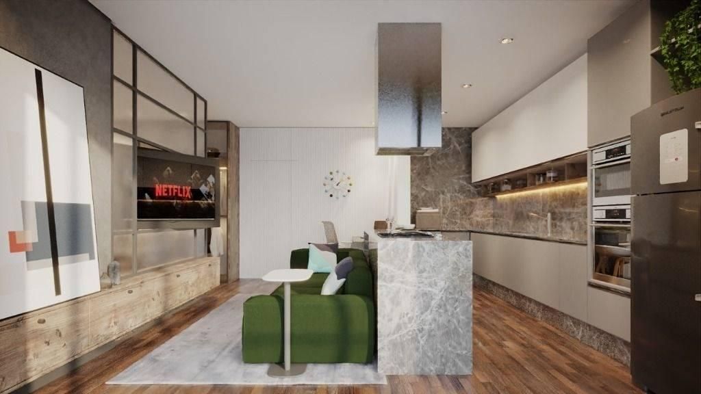 Flat/Loft/Estúdio com 1 quarto, 1 vaga - Residencial Copenhagen