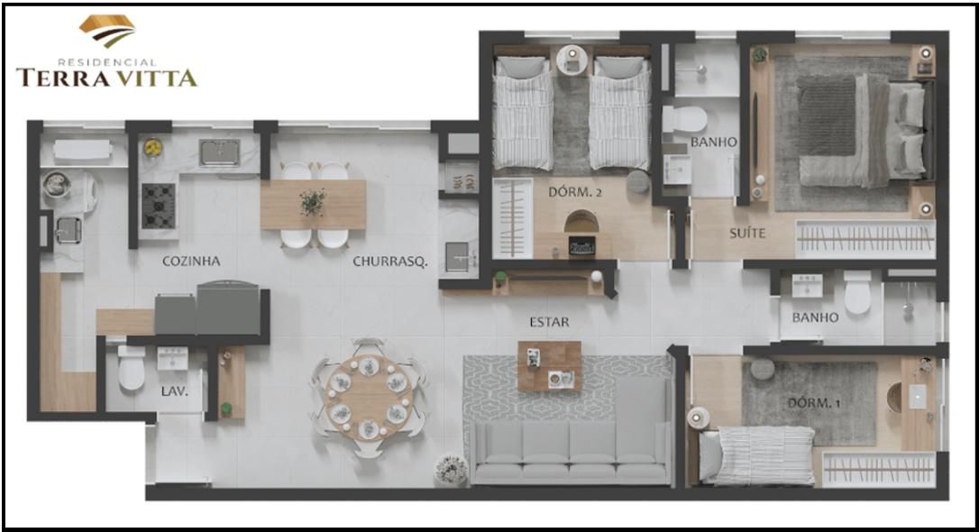 Apartamento, 3 quartos, 86 m² - Foto 28