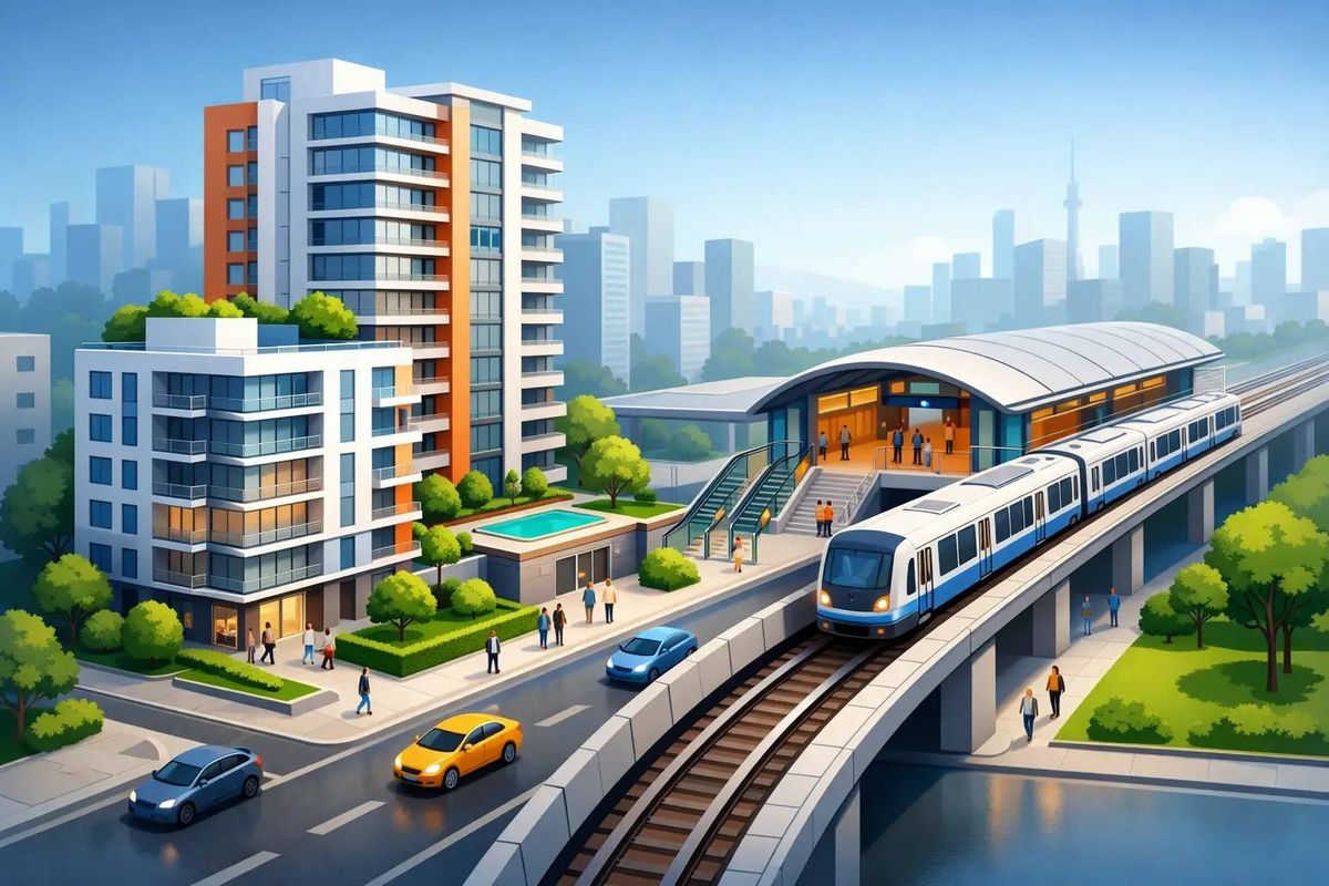 Apartamentos próximos ao metrô valem mais?