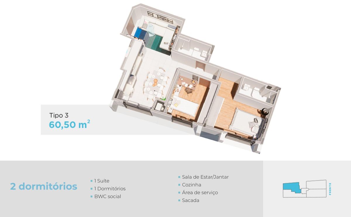 residencial n-smart - Apartamento em Centro, Tubarão - à venda - Imobiliária Realize Ltda