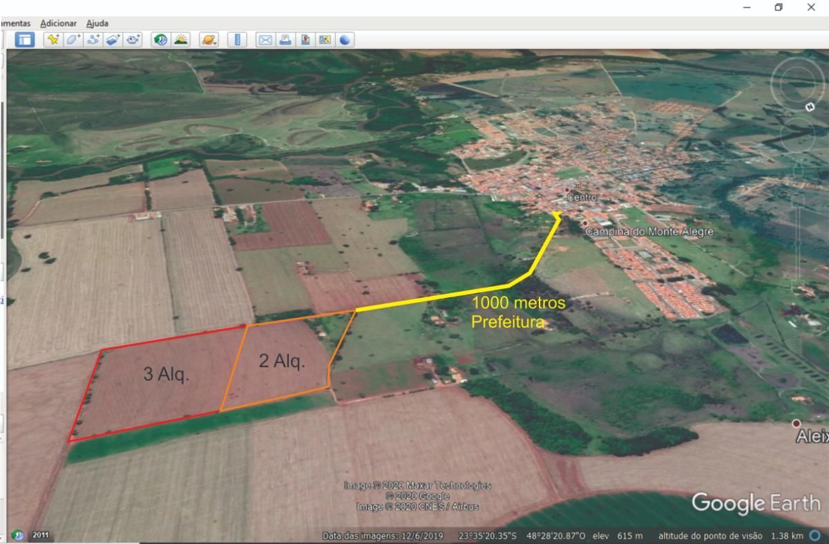 Chácara TOP Localização - Lote/Terreno em TORRE TV, Campina do Monte Alegre - à venda - TONN IMÓVEIS