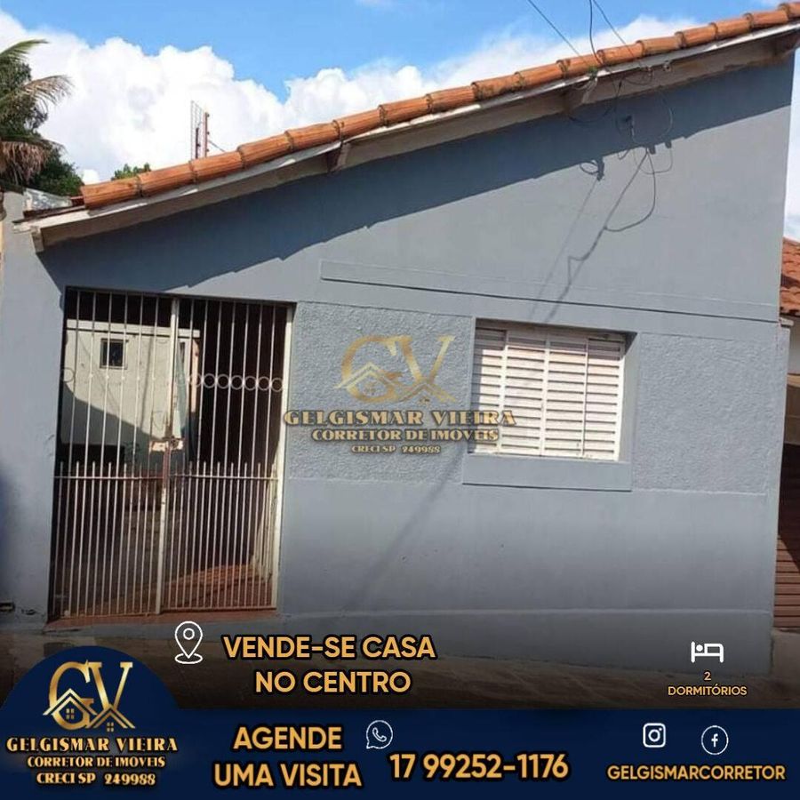 🏡 VENDE-SE CASA NO CENTRO - BEBEDOURO - SP 🏡 - Casa em Centro, Bebedouro - à venda - Gelgismar Vieira