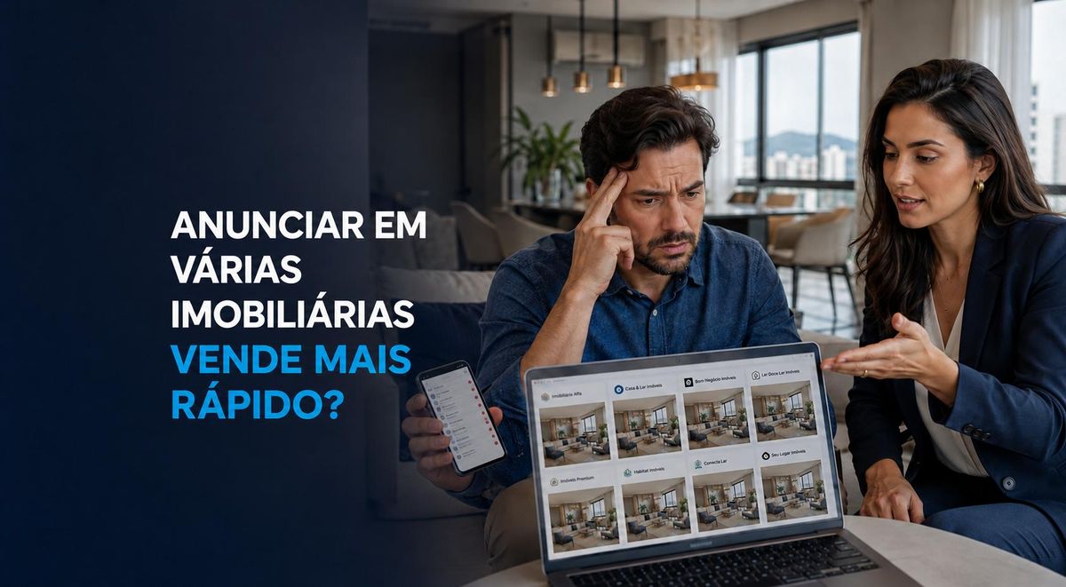 Anunciar o imóvel em várias imobiliárias vende mais rápido?