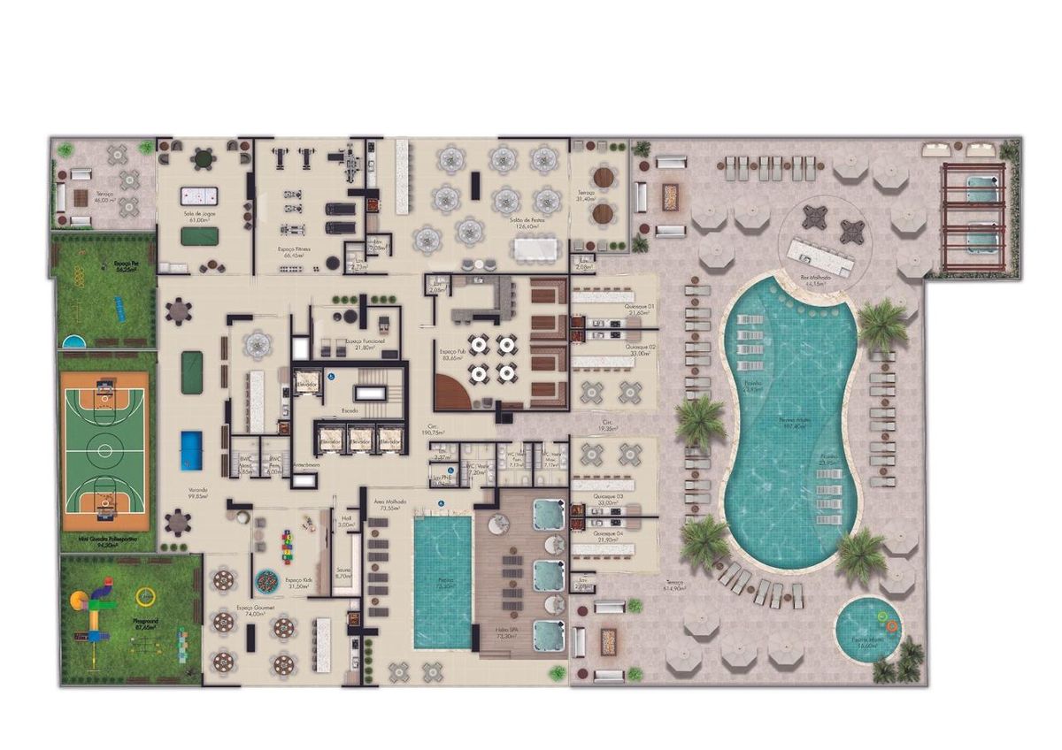 Apto 3 suítes — Ametista Home Club, Meia Praia, Itapema/SC - Apartamento em Meia Praia, Itapema - à venda - Portal Imóveis Itapema