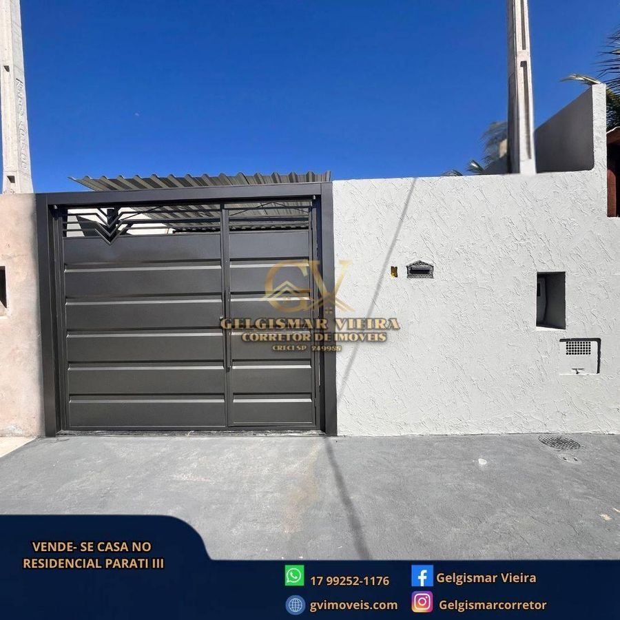 🏡 VENDE-SE CASA NO RESIDENCIAL PARATI III - BEBEDOURO - SP 🏡 - Casa em Residencial Parati III, Bebedouro - à venda - Gelgismar Vieira