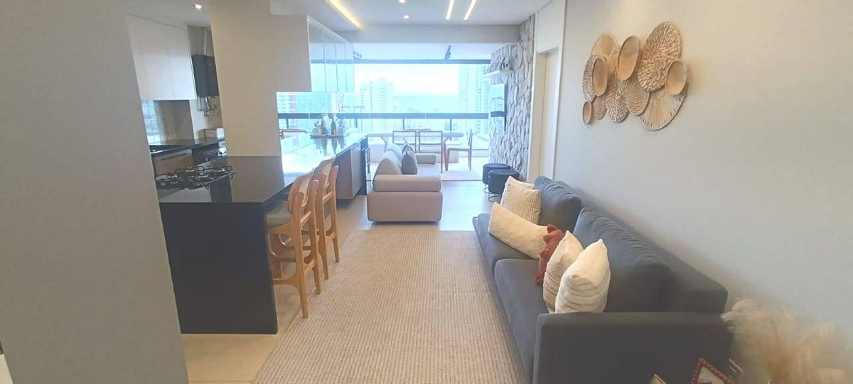 Apartamento 3 quartos, 121m², Aparecida (Santos): Lazer completo e vista panorâmica - Apartamento em Aparecida, Santos - à venda - Aliança Imóveis Gonzaga LTDA