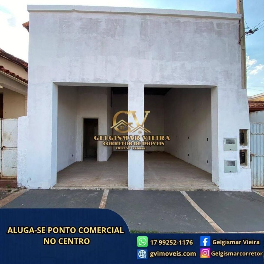 🏡 ALUGA-SE PONTO COMERCIAL NO CENTRO - BEBEDOURO - SP 🏡 - Comercial em Centro, Bebedouro - para locação - Gelgismar Vieira
