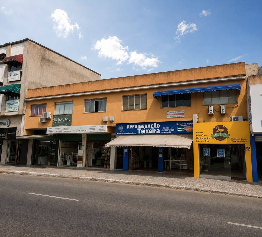 Estilo arquitetônico: Comercial, Moderno, Funcional, Convencional, Linear.