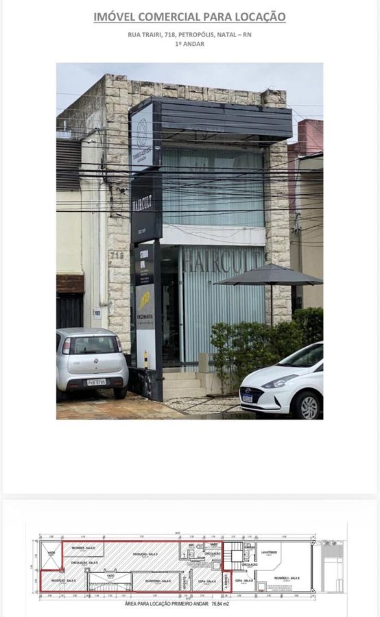 LOJA COMERCIAL - PRIMEIRO ANDAR