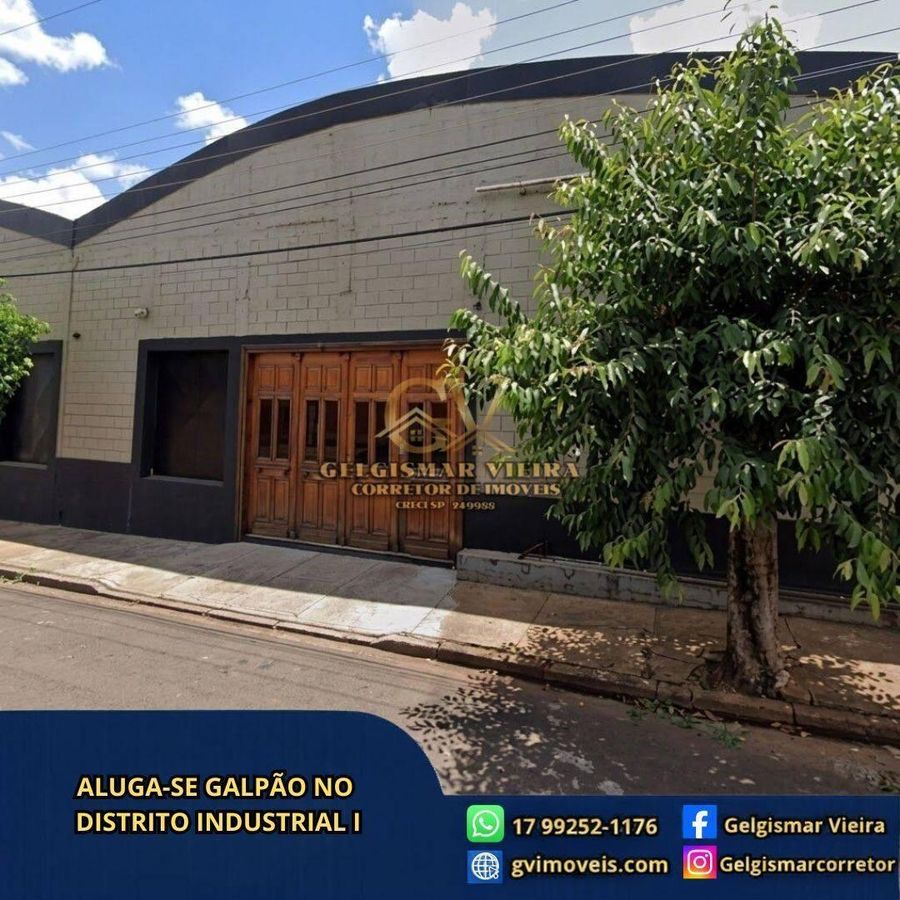 🏡 ALUGA-SE GALPÃO NO DISTRITO INDUSTRIAL I — BEBEDOURO — SP 🏡 - Galpão em Distrito Industrial I, Bebedouro - para locação - Gelgismar Vieira