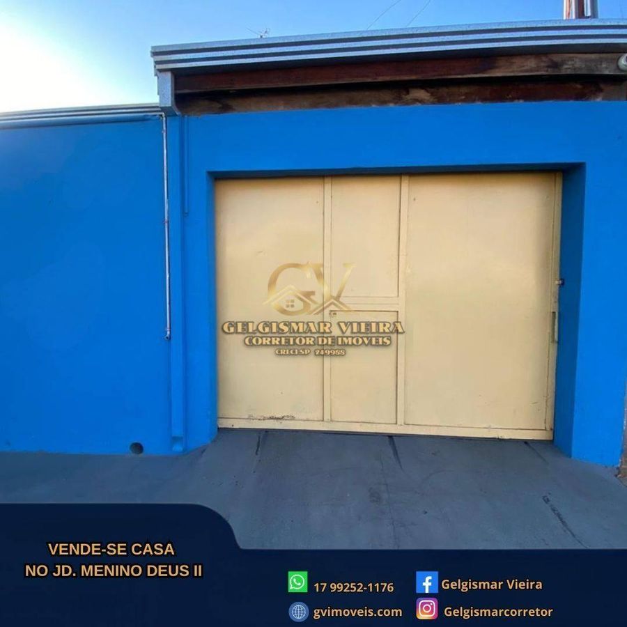 🏠 VENDE-SE CASA NO JD. MENINO DEUS II - BEBEDOURO - SP 🏠 - Casa em Jardim Menino Deus II, Bebedouro - à venda - Gelgismar Vieira