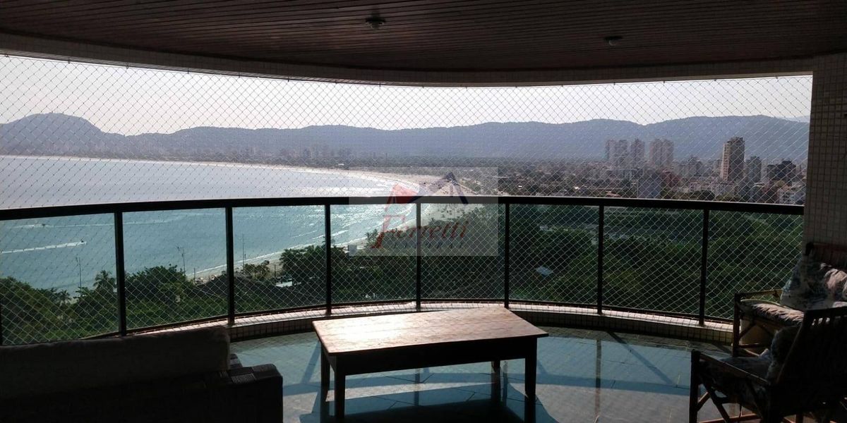 Apartamento com 4 suítes no condomínio Tortugas - Guarujá/SP