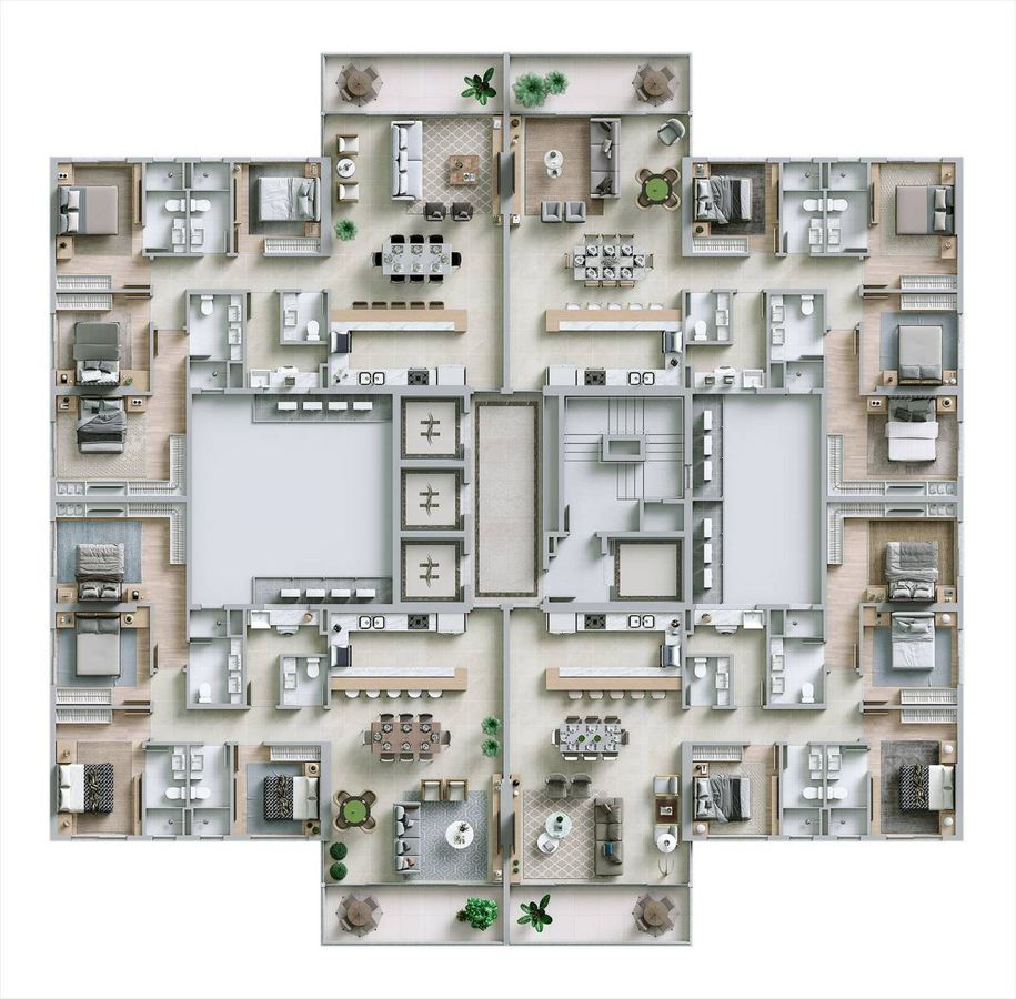 Apartamento de 4 dormitórios com sacada no Horizon FG - Apartamento em Centro, Balneário Camboriú - à venda - IMEX INVESTIMENTOS LTDA
