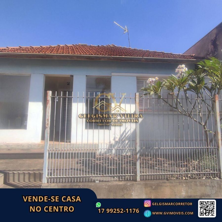 🏡 VENDE-SE CASA NO CENTRO - BEBEDOURO - SP 🏡 - Casa em Centro, Bebedouro - à venda - Gelgismar Vieira