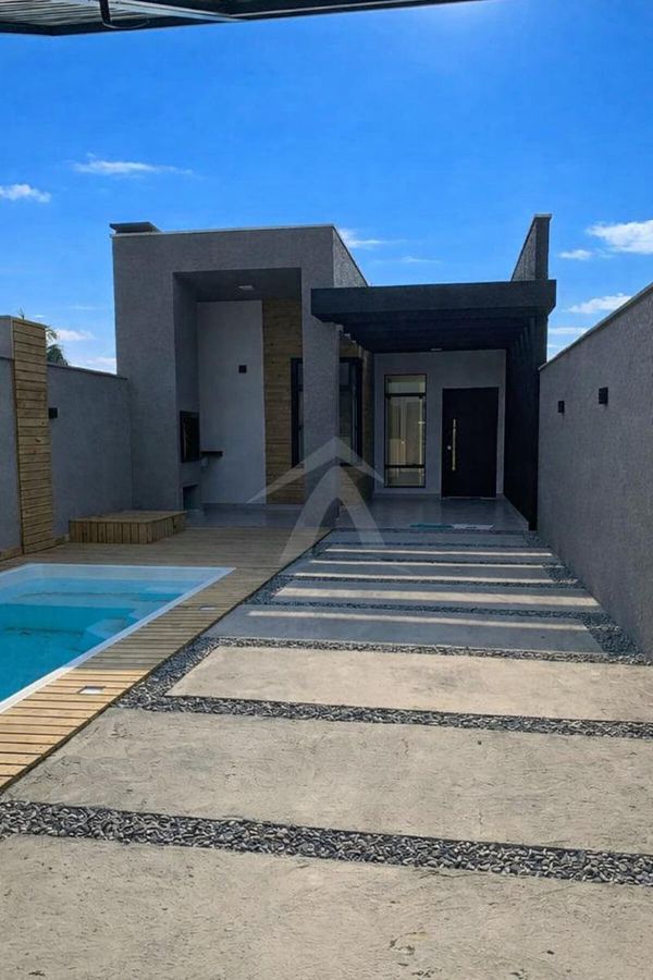 Casa 3 quartos, com piscina, balneario são josé