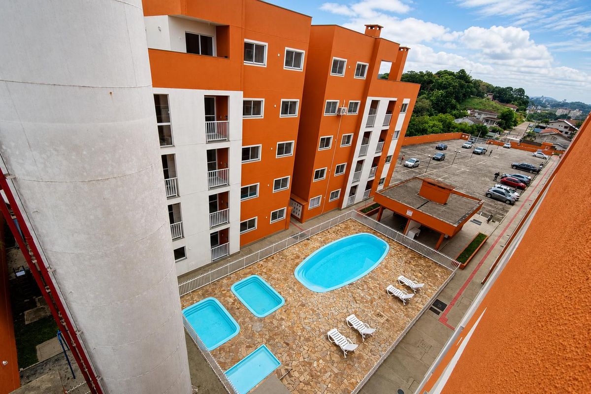 Apartamento/Cobertura com elevador, 2 Quartos, São Marcos, Joinville - Apartamento com elevador em São Marcos, Joinville - para locação - IMOBILIARIA BORBA