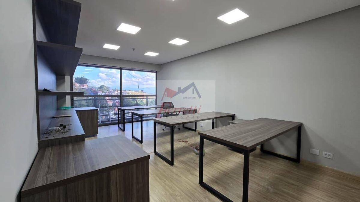 Sala comercial com 42m² para locação em Valongo-Santos-SP