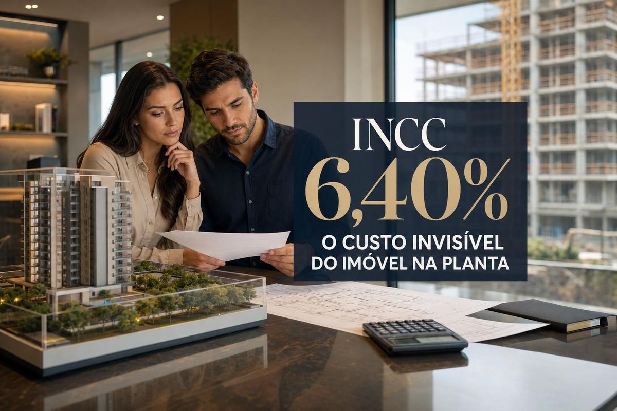 INCC sobe 6,40% em 12 meses. Quanto isso pode aumentar seu imóvel na planta?