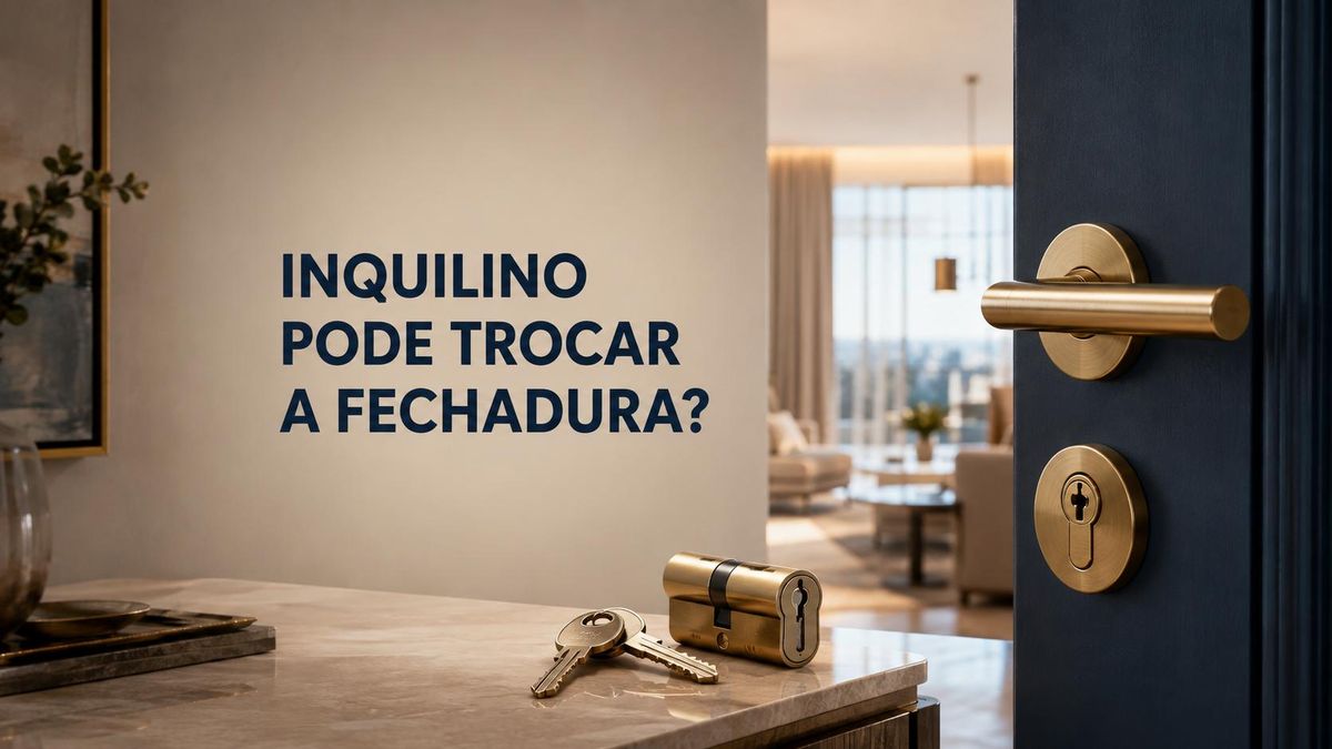 Inquilino pode trocar a fechadura do imóvel alugado?