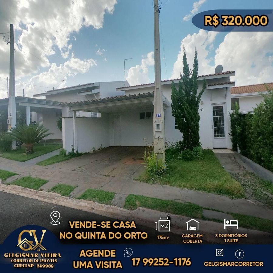 🏡VENDE- SE CASA NO VILA MAJOR CÍCERO DE CARVALHO - BEBEDOURO - SP 🏡 - Casa em Vila Major Cícero de Carvalho, Bebedouro - à venda - Gelgismar Vieira