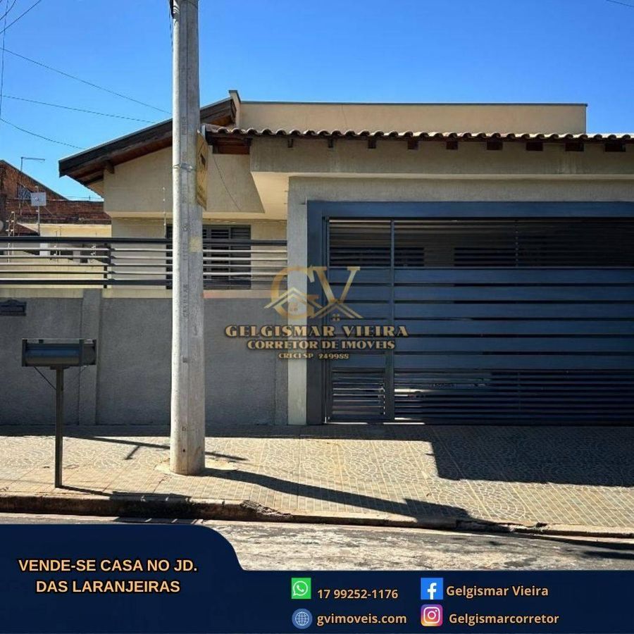 🏡 VENDE-SE CASA NO JD. DE LUCIA - BEBEDOURO - SP 🏡 - Casa em Jardim de Lúcia, Bebedouro - à venda - Gelgismar Vieira