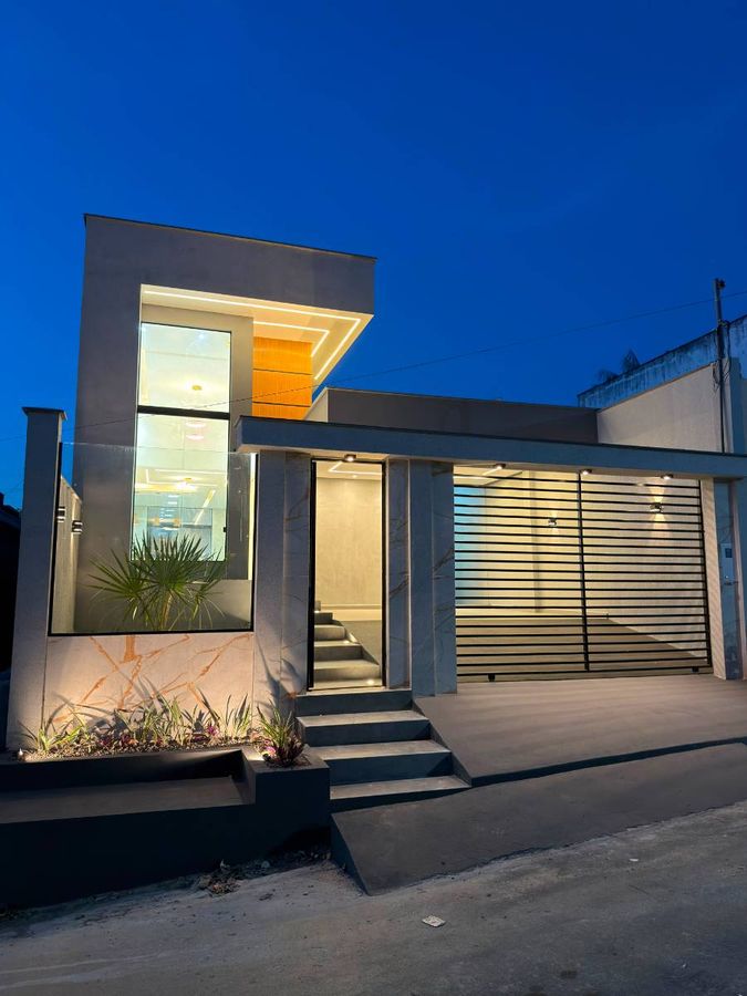 Casa Villa Suiça com 3 quartos sendo uma suíte e espaço gourmet