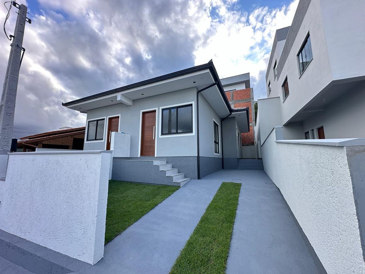 Residencial › Casa Geminada - Venda - 125,00 (M²) de Área Total - 52,00 (M²) de Área Privativa - R$:385.000,00 - Forquilhas - São José - SC - Casa Geminada em Forquilhas, São José - à venda - 500 NEGOCIOS IMOBILIARIOS EIRELI