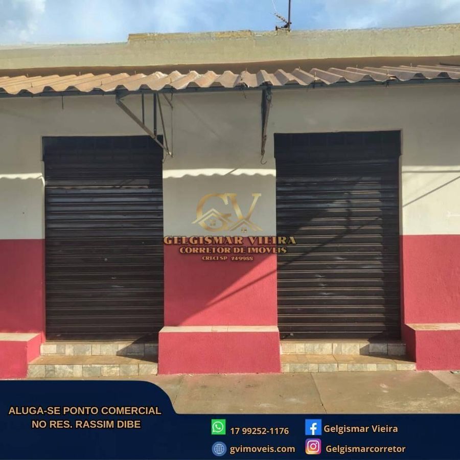 🏡 ALUGA-SE PONTO COMERCIAL NO RES. RASSIM DIBE - BEBEDOURO - SP 🏡 - Comercial em Residencial Rassim Dibe, Bebedouro - para locação - Gelgismar Vieira