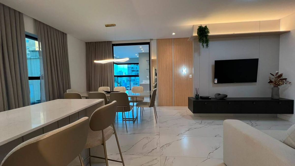 Apartamento no Le Voyage Residence, Mobiliado - 3 suítes, Meia Praia - Itapema/SC - Apartamento em Andorinha, Itapema - à venda - Proposta Imobiliária