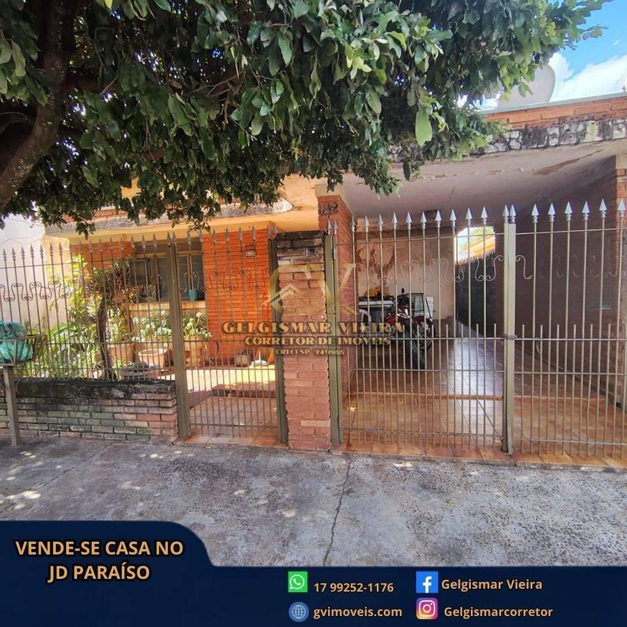 🏡 VENDE-SE CASA NO JD PARAÍSO - BEBEDOURO - SP 🏡 - Casa em Jardim Paraíso, Bebedouro - à venda - Gelgismar Vieira