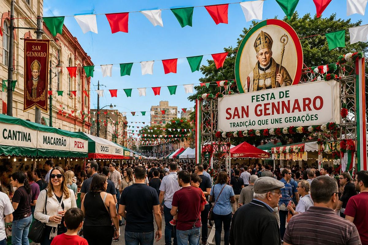 Festa de San Gennaro na Mooca: tradição, história e gastronomia