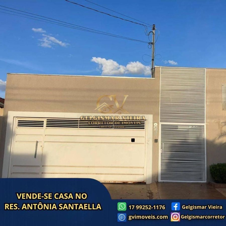 🏡 VENDE-SE CASA NO ANTÔNIA SANTAELLA - BEBEDOURO - SP 🏡 - Casa em Residencial Antonia Santaella, Bebedouro - à venda - Gelgismar Vieira