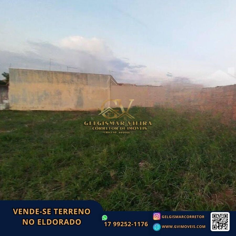 🏡 VENDE-SE TERRENO NO ELDORADO - BEBEDOURO - SP 🏡 - Lote/Terreno em Parque Residencial Eldorado, Bebedouro - à venda - Gelgismar Vieira