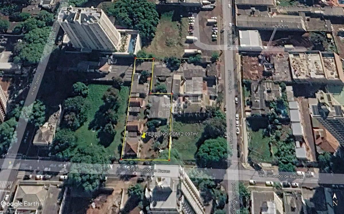 TERRENO A VENDA COM 2.097 m² NO CENTRO DE FOZ DO IGUAÇU - PR - Lote/Terreno em Centro, Foz do Iguaçu - à venda - Imob10 Imobiliária Ltda