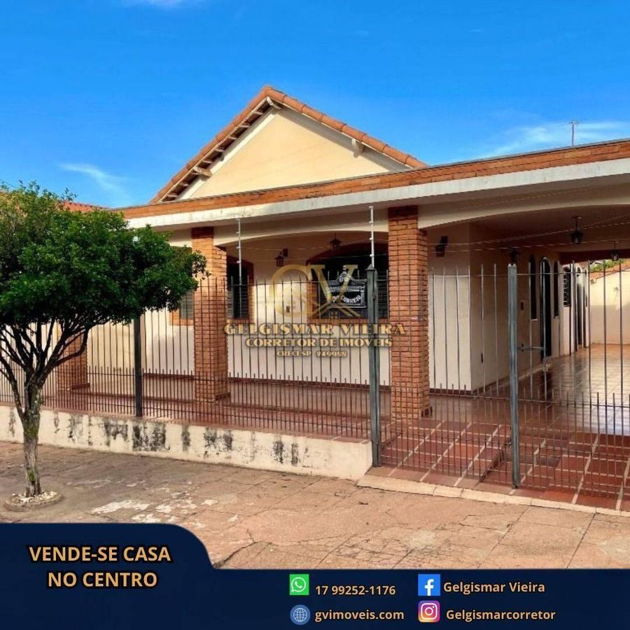 🏡 VENDE-SE CASA NO CENTRO - BEBEDOURO - SP 🏡 - Casa em Centro, Bebedouro - à venda - Gelgismar Vieira
