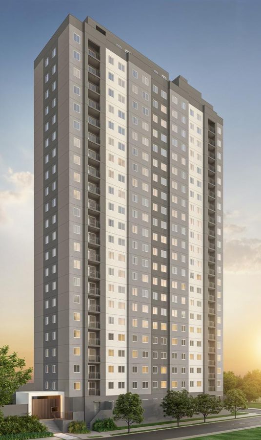 Vivaz Estação Santo Amaro | Construtora Vivaz | Lançamento | 32 metros | 02 dormitórios | com varanda | sem vaga
