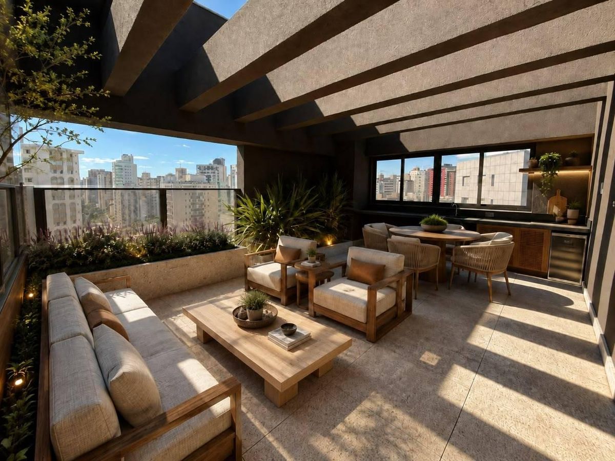 Cobertura, Lourdes - Jardins - Cobertura em Lourdes, Belo Horizonte - à venda - PORCARO NEGOCIOS IMOBILIARIOS S/A