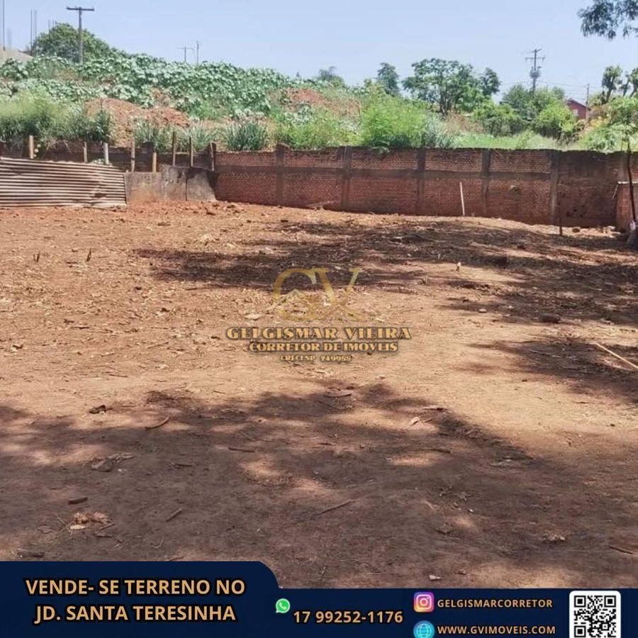 🏡VENDE-SE TERRENO NO JD. SANTA TERESINHA - BEBEDOURO - SP 🏡 - Terreno em Jardim Santa Terezinha, Bebedouro - à venda - Gelgismar Vieira
