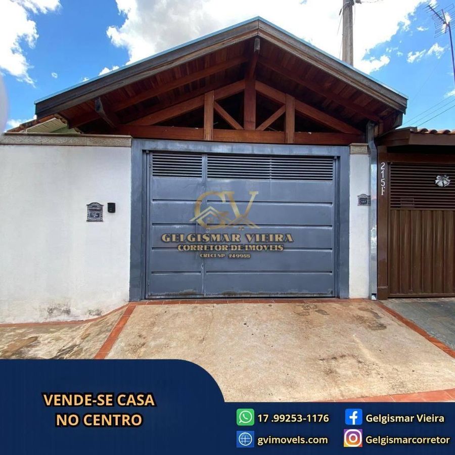 🏡 VENDE-SE CASA NO CENTRO - BEBEDOURO  - SP 🏡 - Casa em Centro, Bebedouro - à venda - Gelgismar Vieira