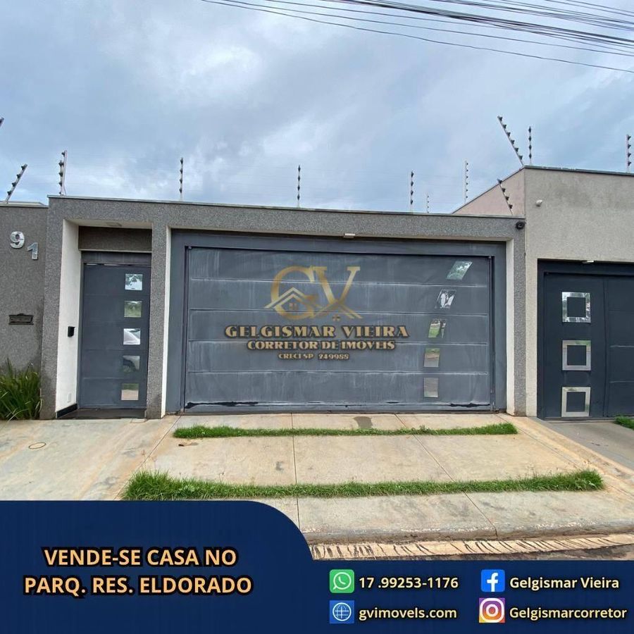 🏡 VENDE-SE CASA NO PARQ. RES. ELDORADO - BEBEDOURO - SP 🏡 - Casa em Parque Residencial Eldorado, Bebedouro - à venda - Gelgismar Vieira