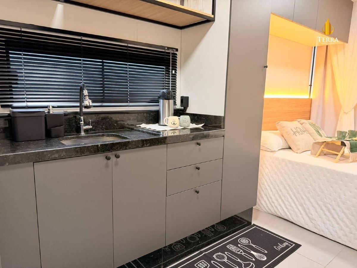 Locação de Loft no Box 252 Container Home Village localizado no bairro Fazenda em Itajaí.